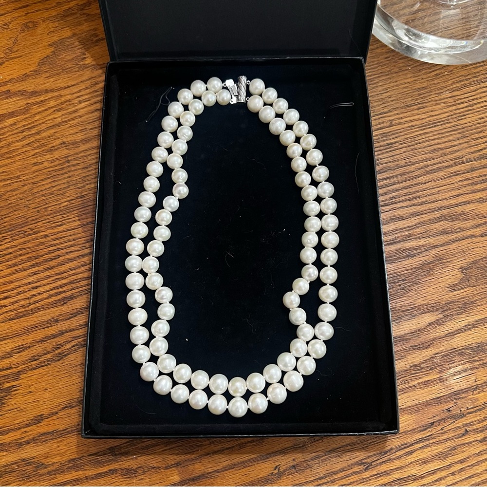 Freshwater Pearl Double Strand Necklace